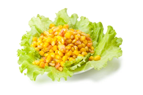 stock image Isolated salad with cedar nut