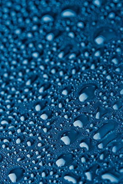 Gotas de agua en superficie — Foto de Stock