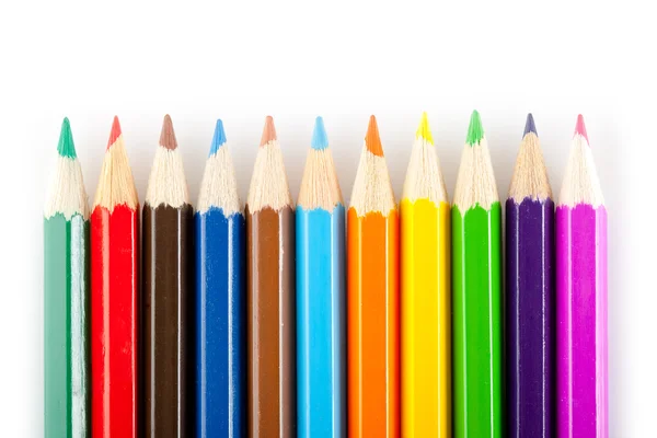Ensemble coloré de crayons — Photo