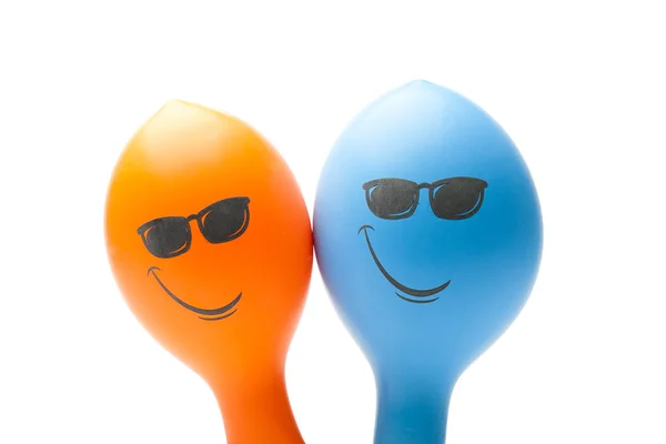 Δύο μπαλόνια smiley — Φωτογραφία Αρχείου