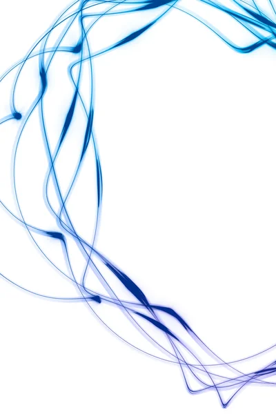Blue abstract curves — Stock Photo, Image