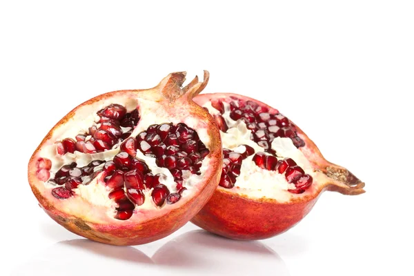 Two slices of pomegranate — Stock Photo, Image