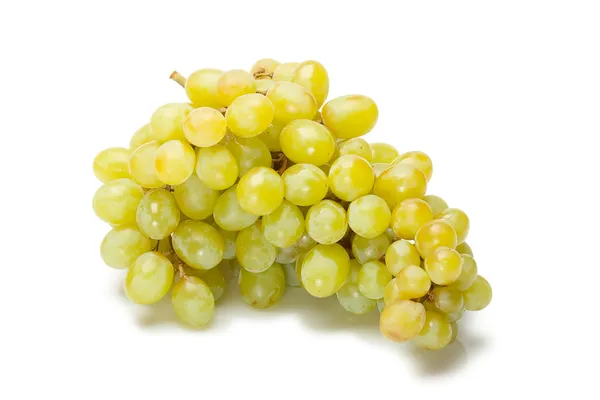 Geïsoleerde groene druif — Stockfoto