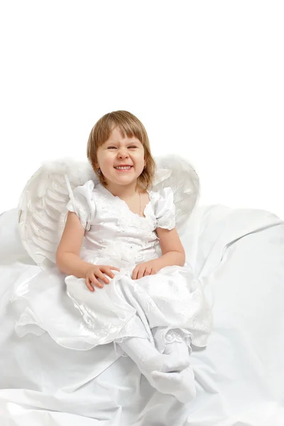 Sevimli melek kız — Stok fotoğraf