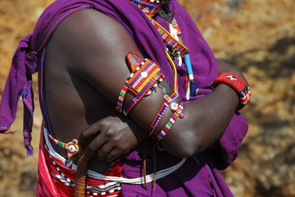Masai w Afryce — Zdjęcie stockowe
