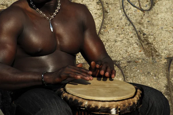 Afrikaanse djembe — Stockfoto