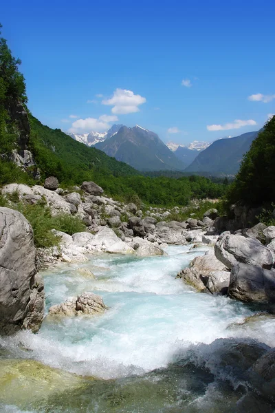 Boka rapids (Szlovénia) Stock Fotó