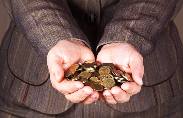 Stock image Money in the hands