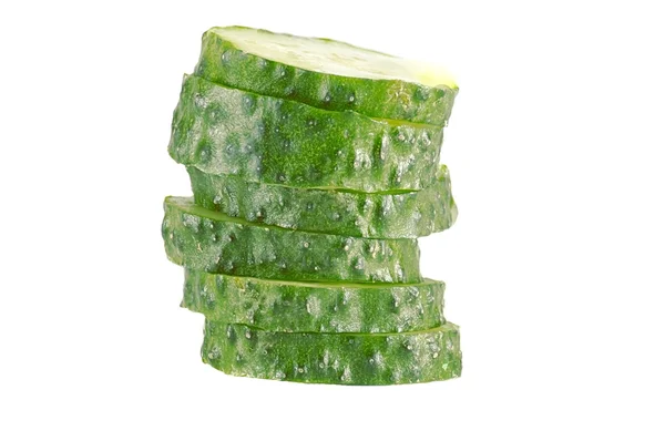 stock image Chopped cucumber