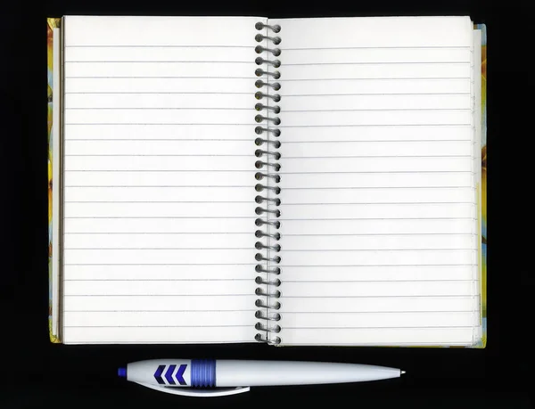 Note pad and pen — Stock Photo, Image