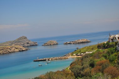 Lindos defne. Rodos Adası.