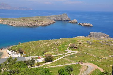 Lindos defne. Rodos Adası.