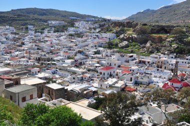 Lindos.The Rodos Adası.