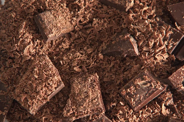 Chocolade brokken . — Stockfoto