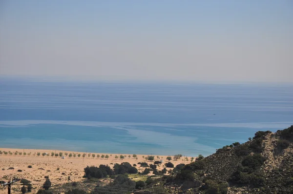 Bucht in Lindos. die Insel der Rhodos. — Stockfoto