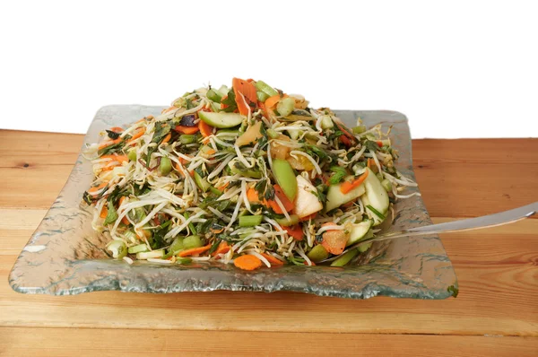 stock image Salad with sprouted wheat.