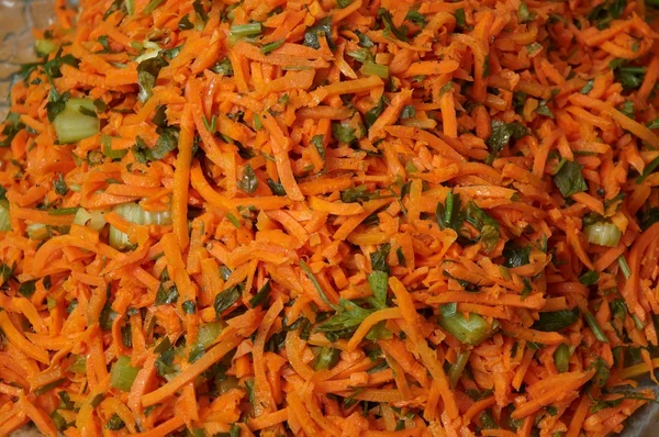 Stock image COLORFUL CARROT SALAD .