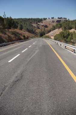 boş Otoban yol .