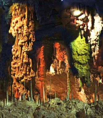 Stalactite Cave. clipart