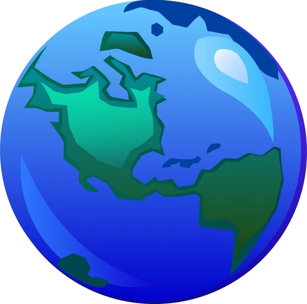 La Terre. Vecteur — Image vectorielle