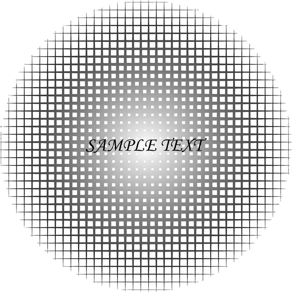 Motif demi-teinte rond (extensible ) — Image vectorielle