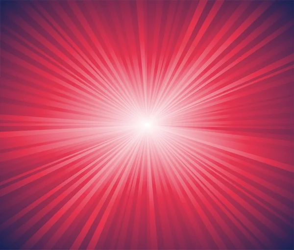 Vektor röd retro burst abstrakt bakgrund — Stock vektor
