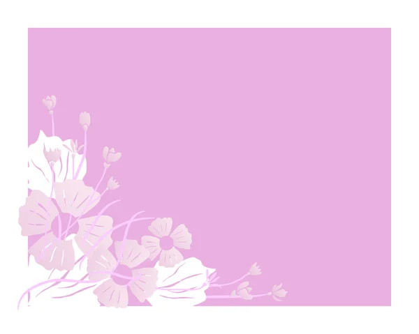 Рожеві квіти — стоковий вектор