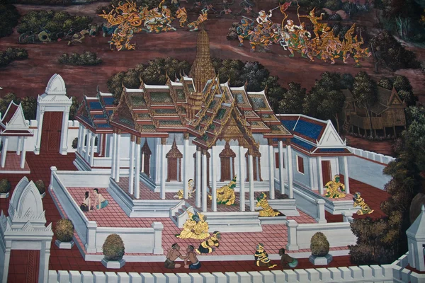 Pintura tailandesa — Fotografia de Stock
