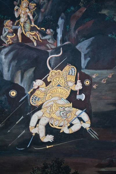 Tajski malarstwo — Zdjęcie stockowe