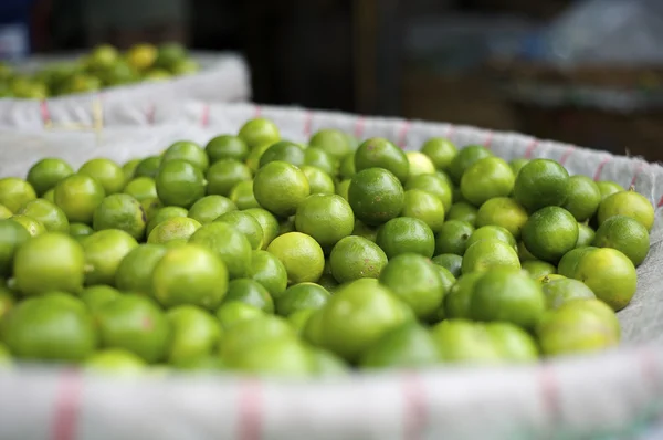 stock image Fresh limes at the market