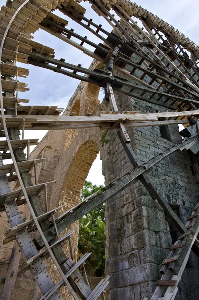 stock image Historic water wheel at Hama, Syria