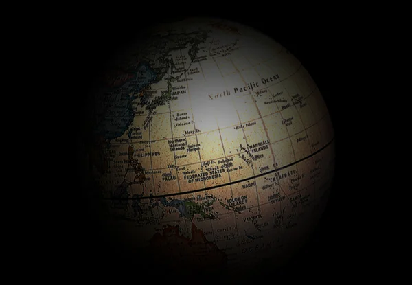 Globus im Dunkeln — Stockfoto