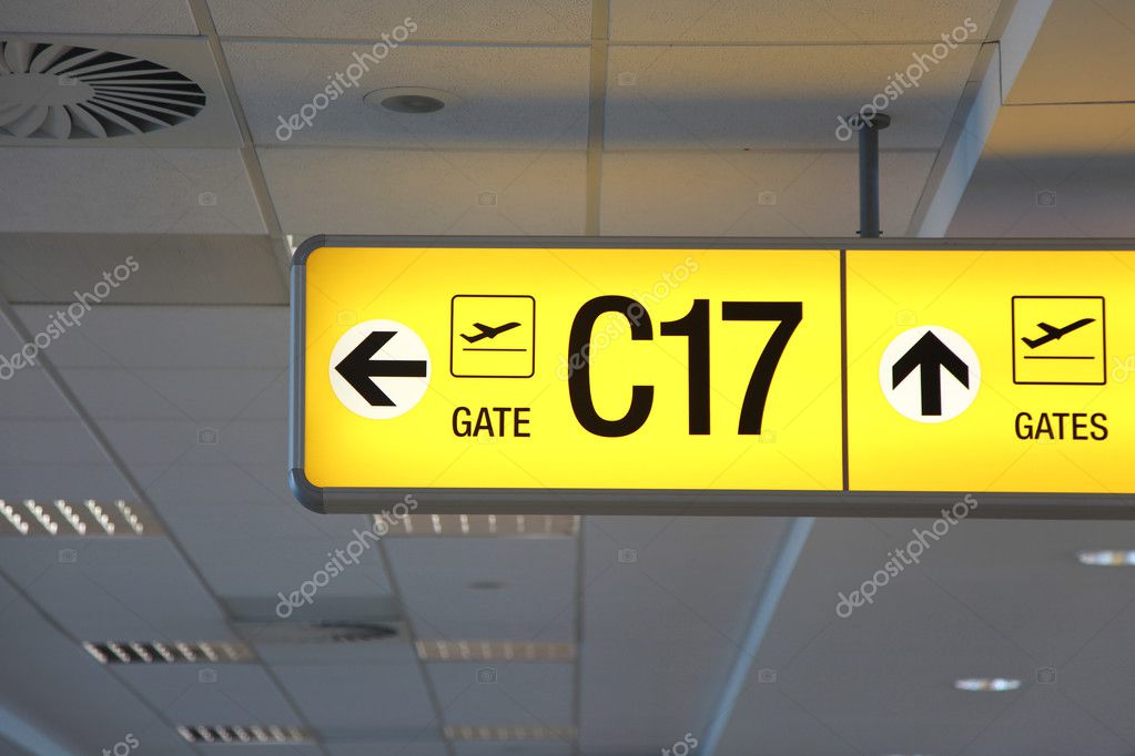 Airport sign Stock Photo by ©miromiro 3303737