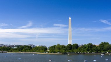 Washington Monument and Tidal Basin clipart