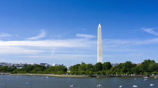 Monumento a Washington e Bacia Tidal Imagens Royalty-Free