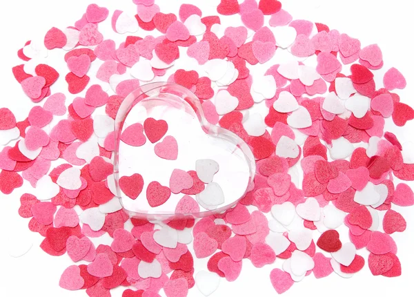 Corações rosa — Fotografia de Stock