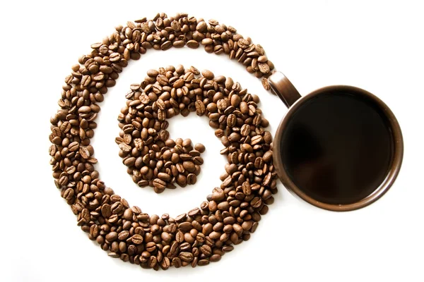 Kaffeewirbel — Stockfoto