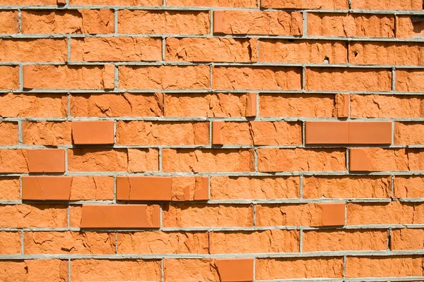 Bad-quality brick wall — Stock Photo, Image