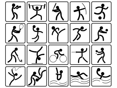 Sports Icons clipart