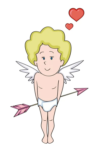 Wicked Cupid Valentine? s dzień karta — Zdjęcie stockowe