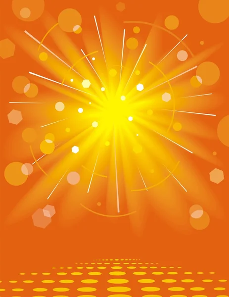 Sonneneinstrahlung. — Stockfoto