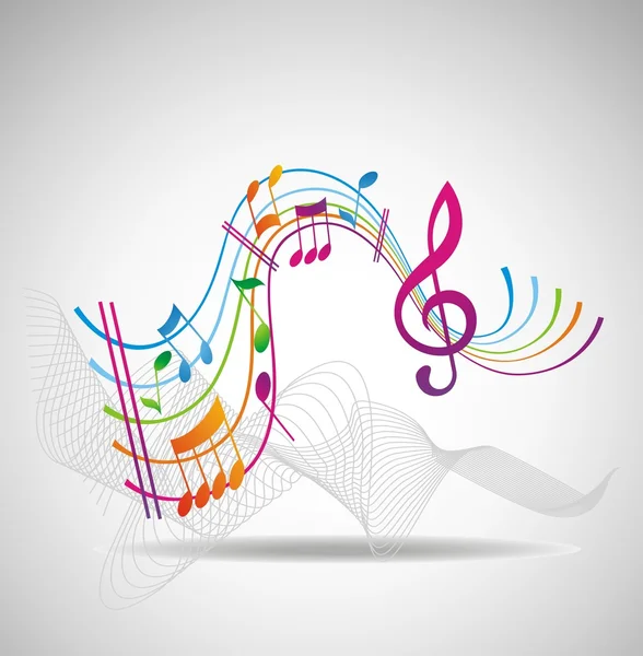 Colorful music background. — Stock Photo, Image