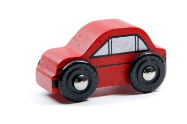 Red toy car clipart