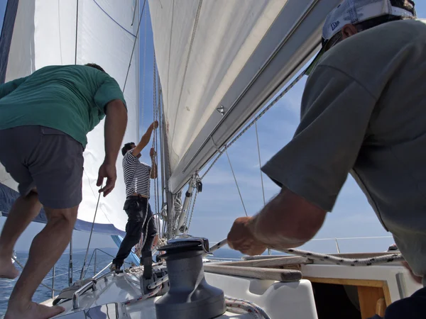 stock image Sailboat action