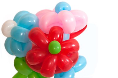 balon çiçek buketi