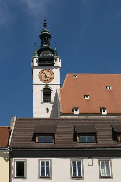 Gótikus Piarista templom-Krems — Stock Fotó