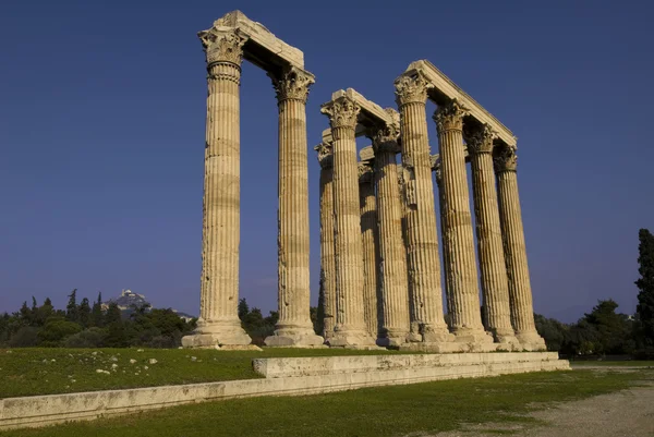 Rovine del tempio di Olimpia ad Atene, Grecia — Foto Stock
