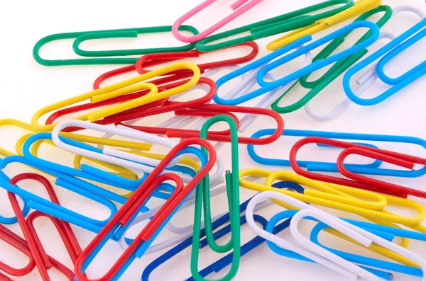 Colored staples — Stock Photo, Image