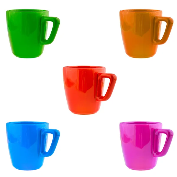 Vijf cups — Stockfoto
