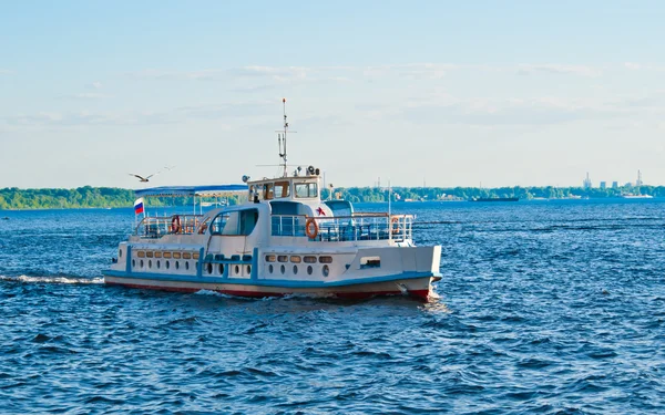 stock image Ship on the Volga